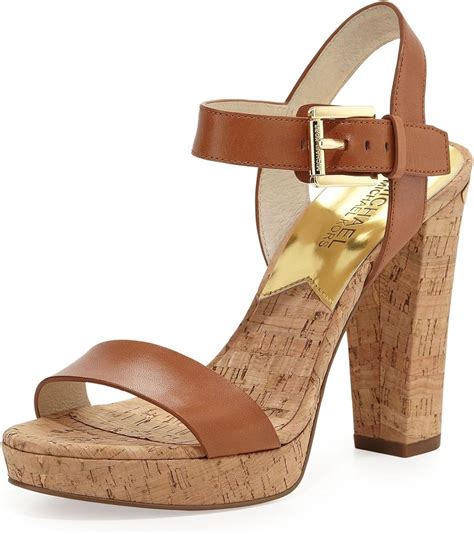 ladies michael kors sandals|Michael Kors genuine leather sandals.